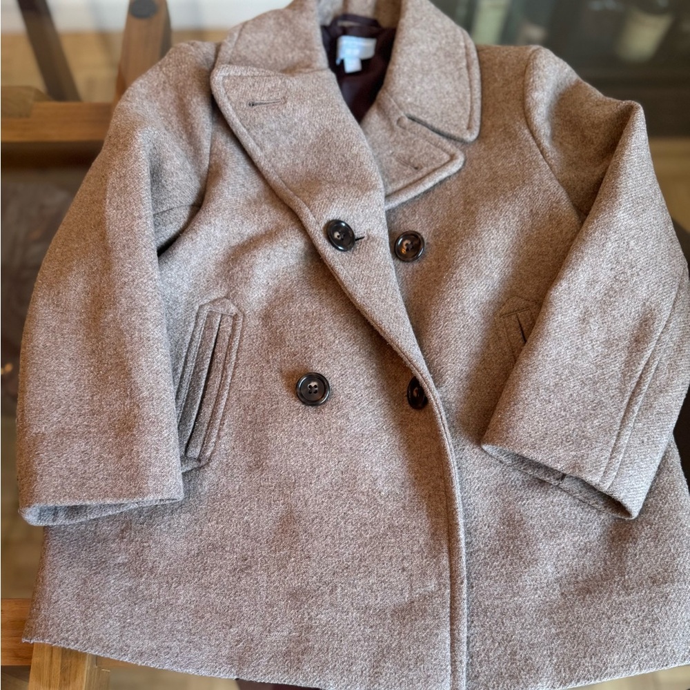 Classic Tan Kids Coat